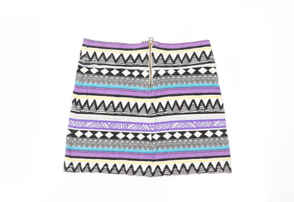 Womens UK Size 10 Topshop Multicoloured Basic Tank