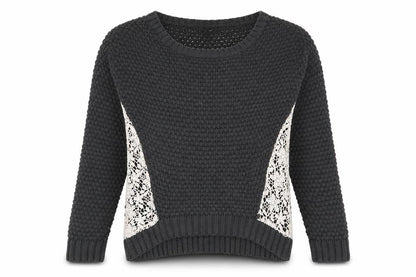 Womens UK Size 10 r edition Grey Pullover Jumper