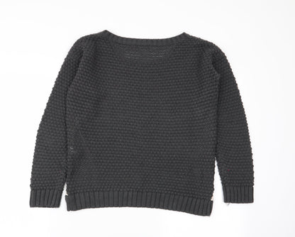 Womens UK Size 10 r edition Grey Pullover Jumper