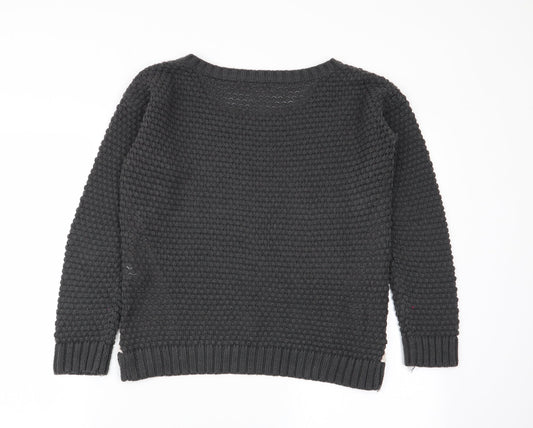Womens UK Size 10 r edition Grey Pullover Jumper