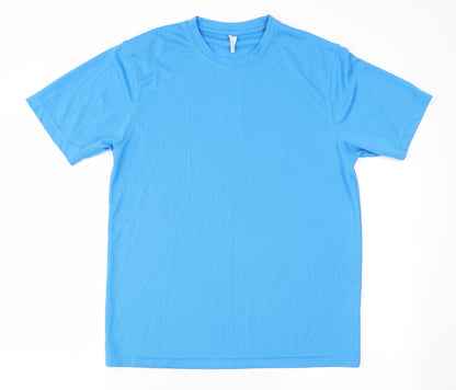Preworn Mens Blue    T-Shirt Size M