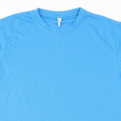 Preworn Mens Blue    T-Shirt Size M