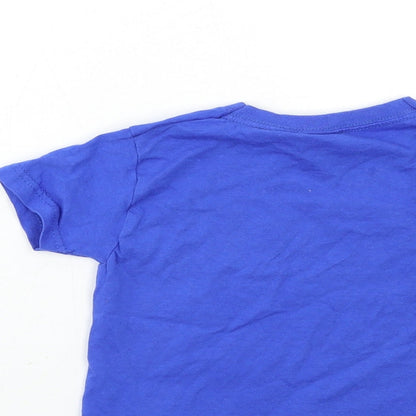 Fruit of the Loom Baby Blue   Basic T-Shirt Size 12 Months  - big brother