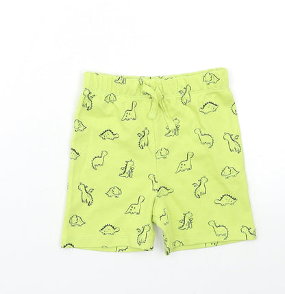 George Baby Green   Sweatpants Trousers Size 12 Months  - dinosaur