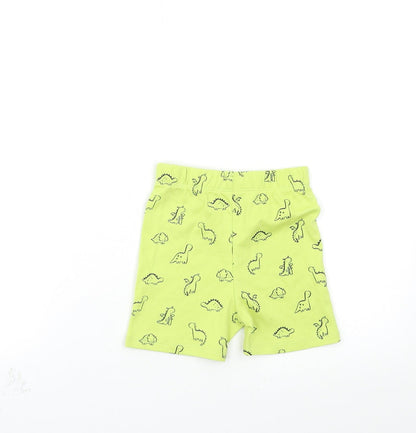 George Baby Green   Sweatpants Trousers Size 12 Months  - dinosaur