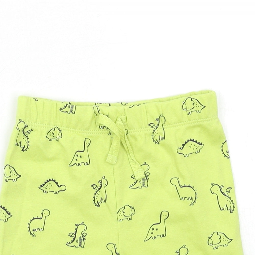 George Baby Green   Sweatpants Trousers Size 12 Months  - dinosaur