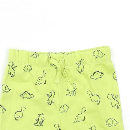 George Baby Green   Sweatpants Trousers Size 12 Months  - dinosaur