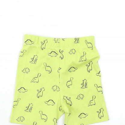 George Baby Green   Sweatpants Trousers Size 12 Months  - dinosaur