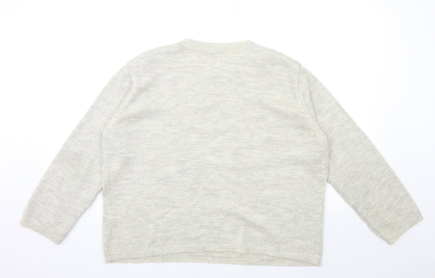 George Womens Beige  Knit Pullover Jumper Size 16