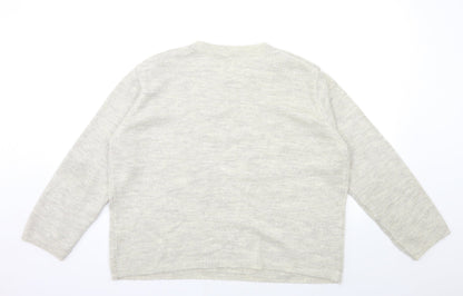 George Womens Beige  Knit Pullover Jumper Size 16