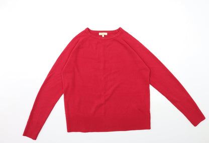 Womens UK Size XL sarah hamilton Red Pullover Jumper