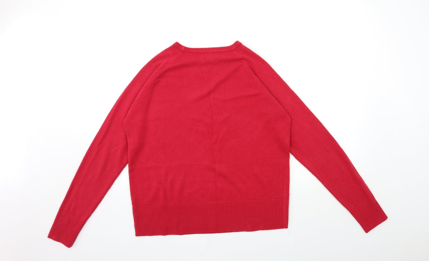 Womens UK Size XL sarah hamilton Red Pullover Jumper