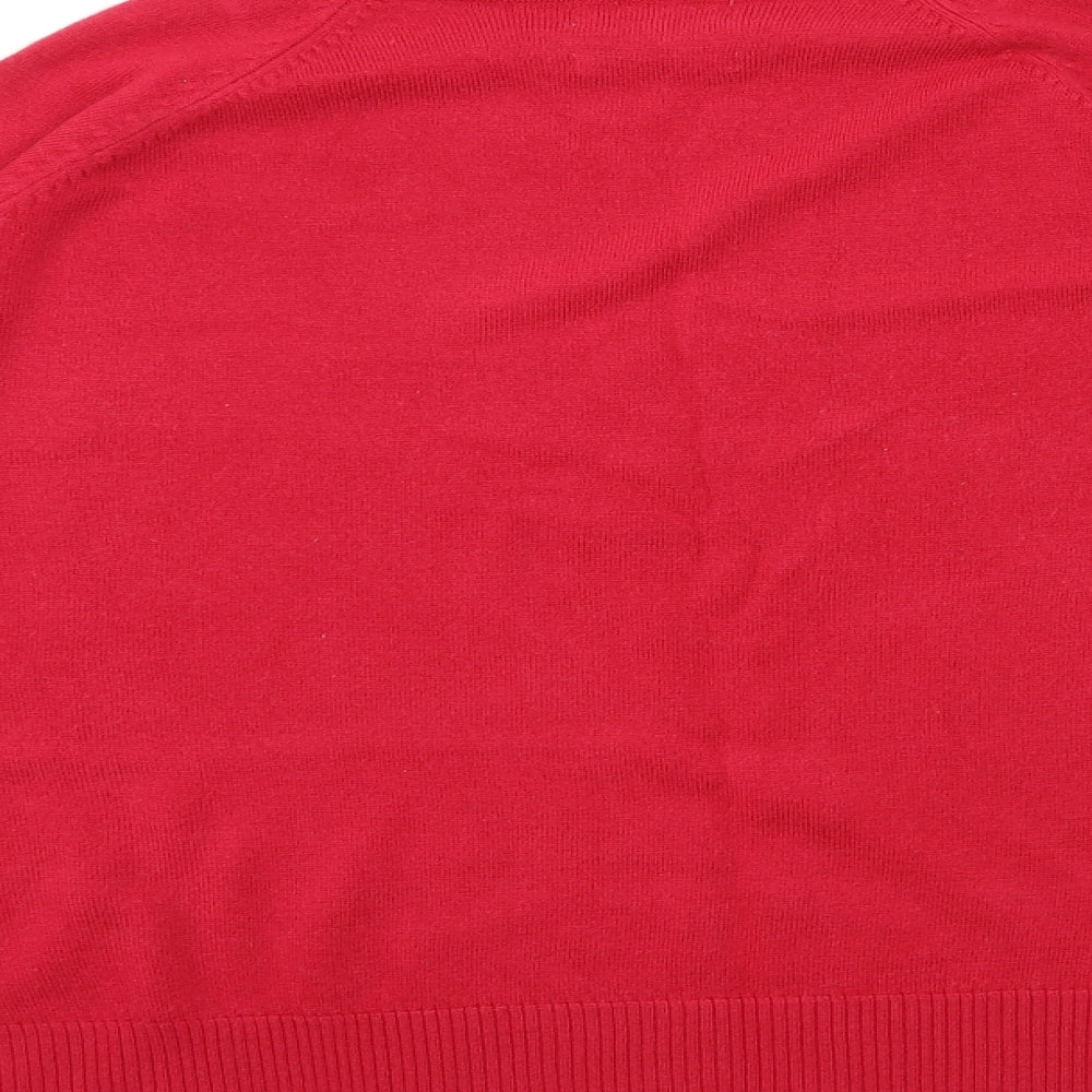 Womens UK Size XL sarah hamilton Red Pullover Jumper