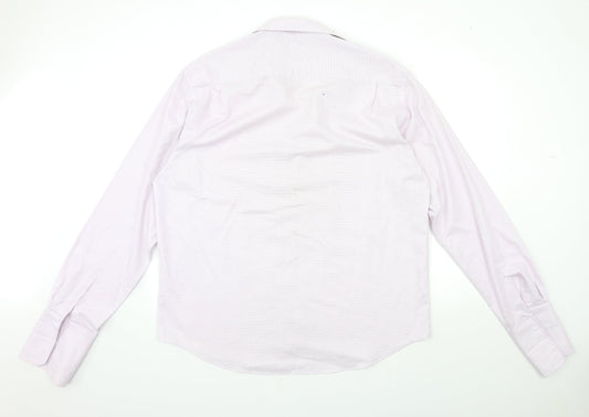 Slaters Mens Pink    Button-Up Size 18