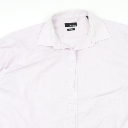 Slaters Mens Pink    Button-Up Size 18
