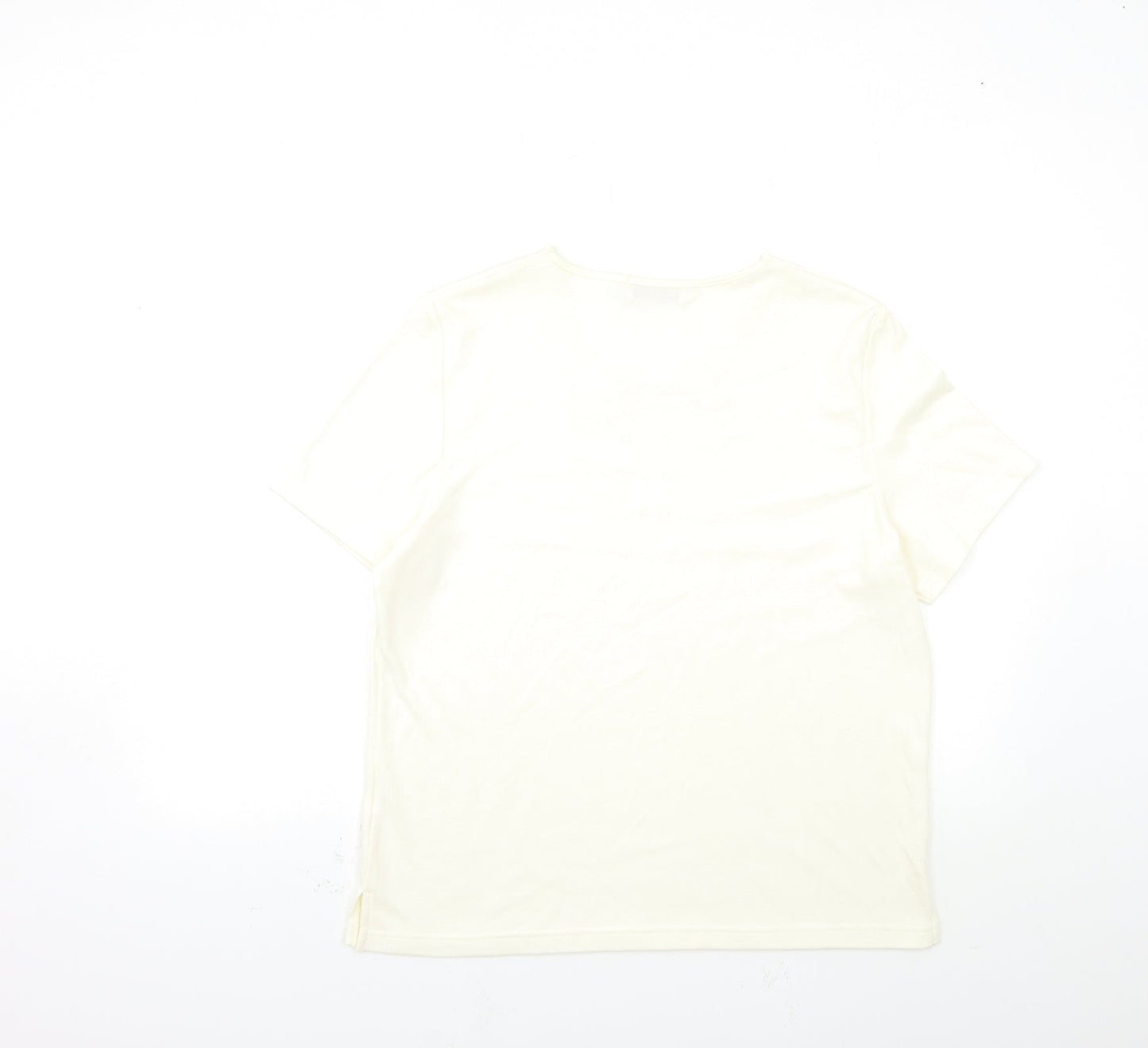 Bonmarché Womens White   Basic T-Shirt Size M