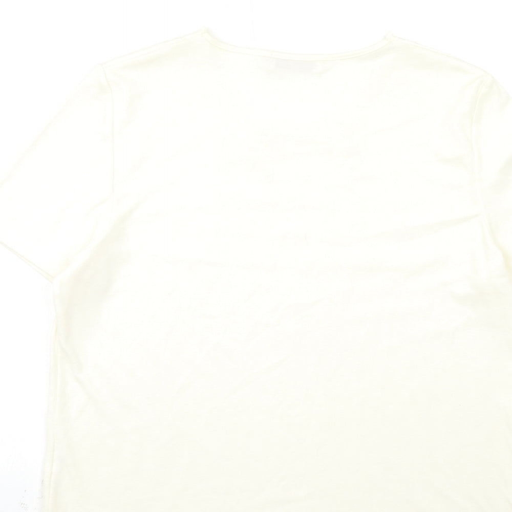 Bonmarché Womens White   Basic T-Shirt Size M