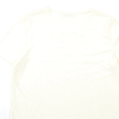 Bonmarché Womens White   Basic T-Shirt Size M
