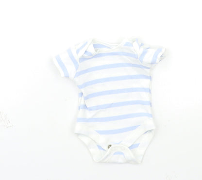 George Baby Blue Striped  Babygrow One-Piece Size Newborn