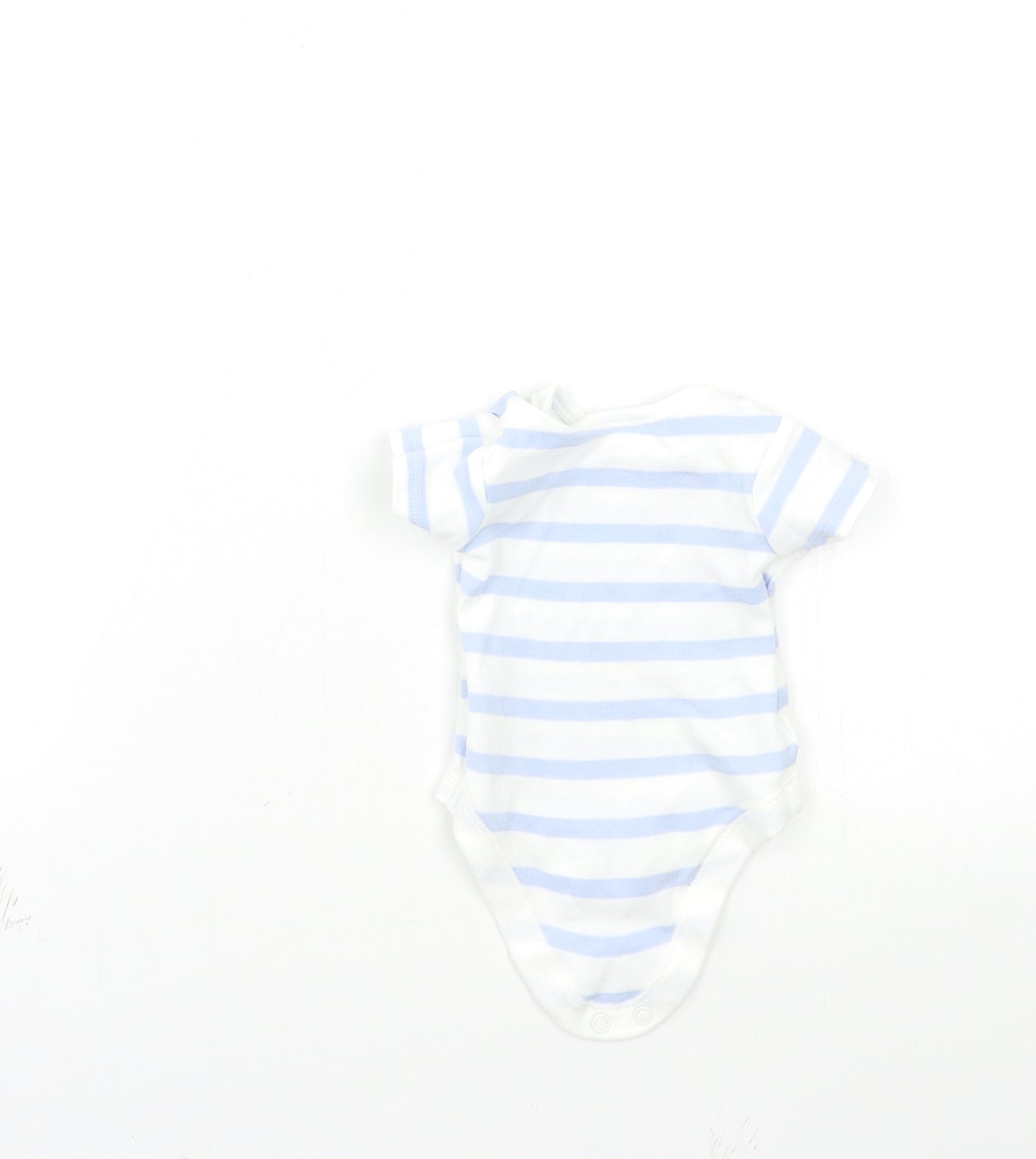 George Baby Blue Striped  Babygrow One-Piece Size Newborn