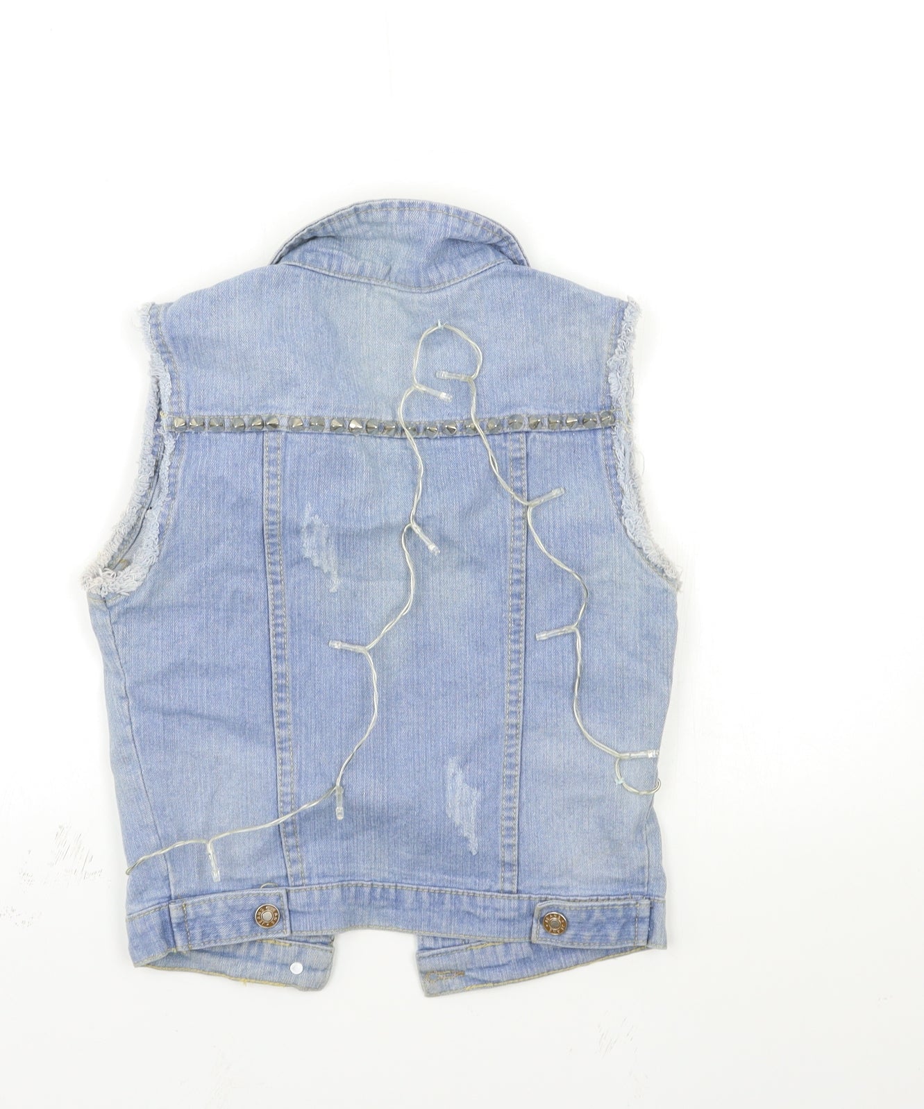 lxq Womens Blue  Denim Jacket  Size S  - fair lights