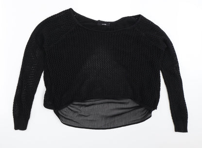 George Womens Black   Pullover Jumper Size 8