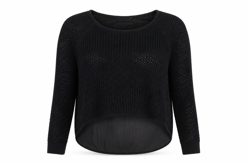 Womens UK Size 8 George Black Pullover Jumper