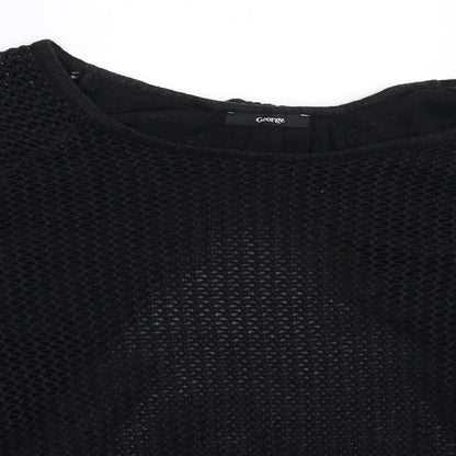 George Womens Black   Pullover Jumper Size 8
