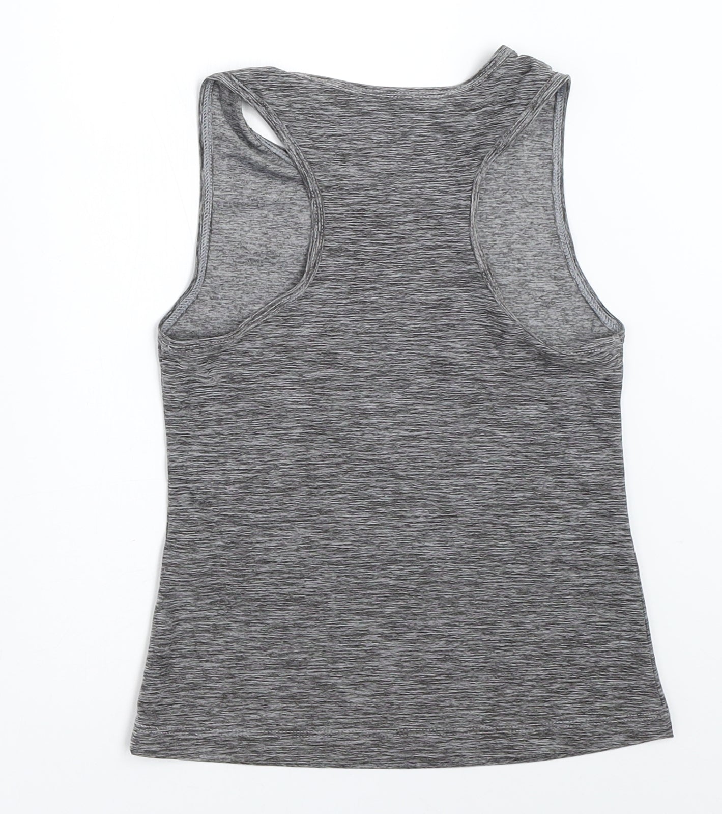 Matalan Girls Grey   Basic Tank Size 6-7 Years