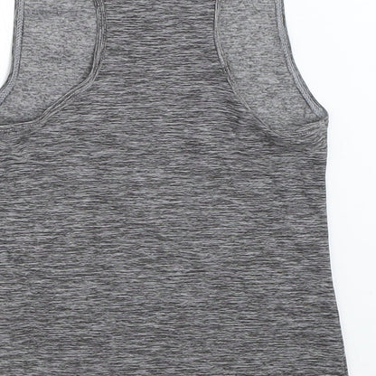 Matalan Girls Grey   Basic Tank Size 6-7 Years