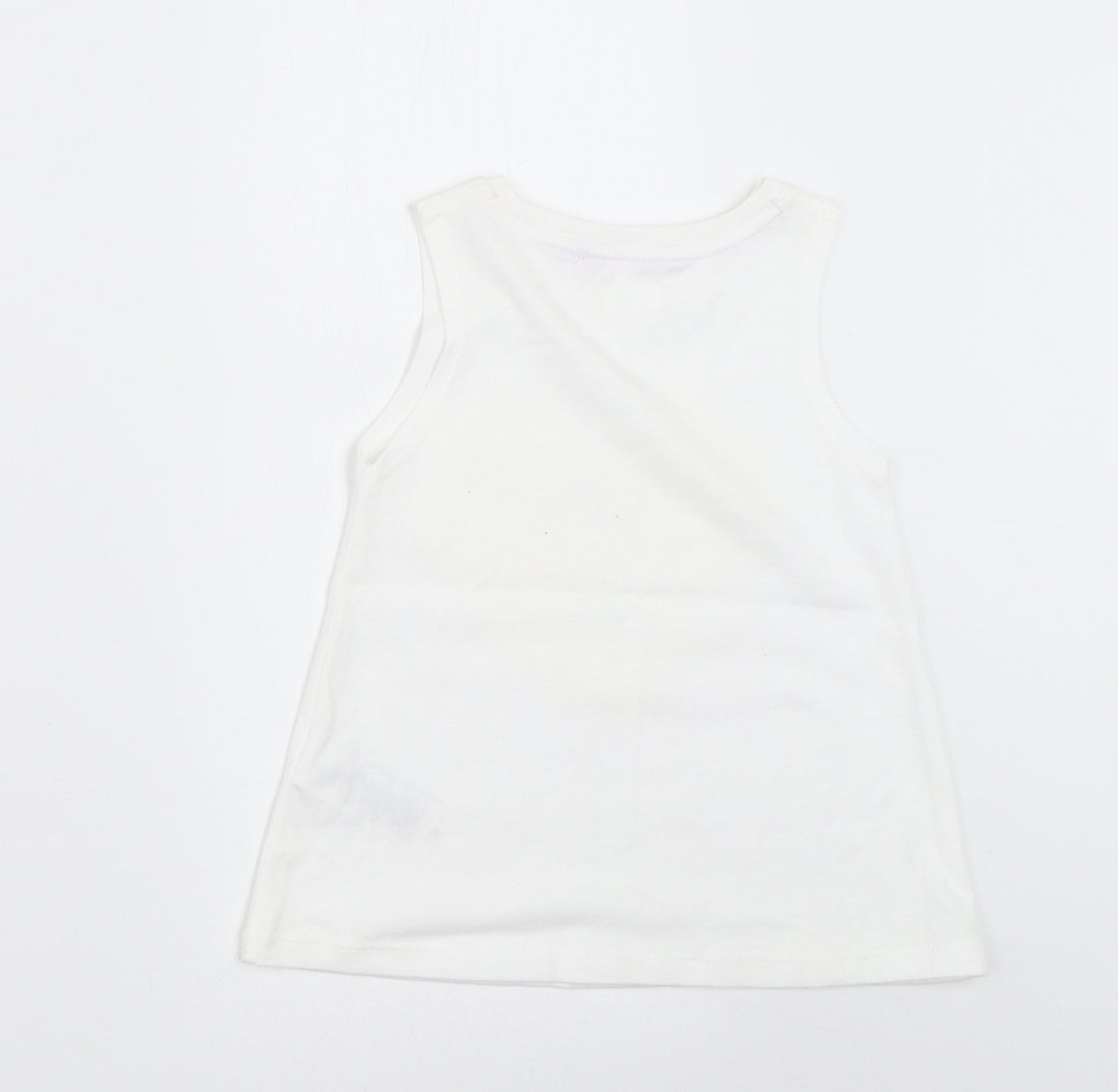 NEXT Girls White   Basic Tank Size 3 Years