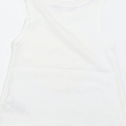 NEXT Girls White   Basic Tank Size 3 Years