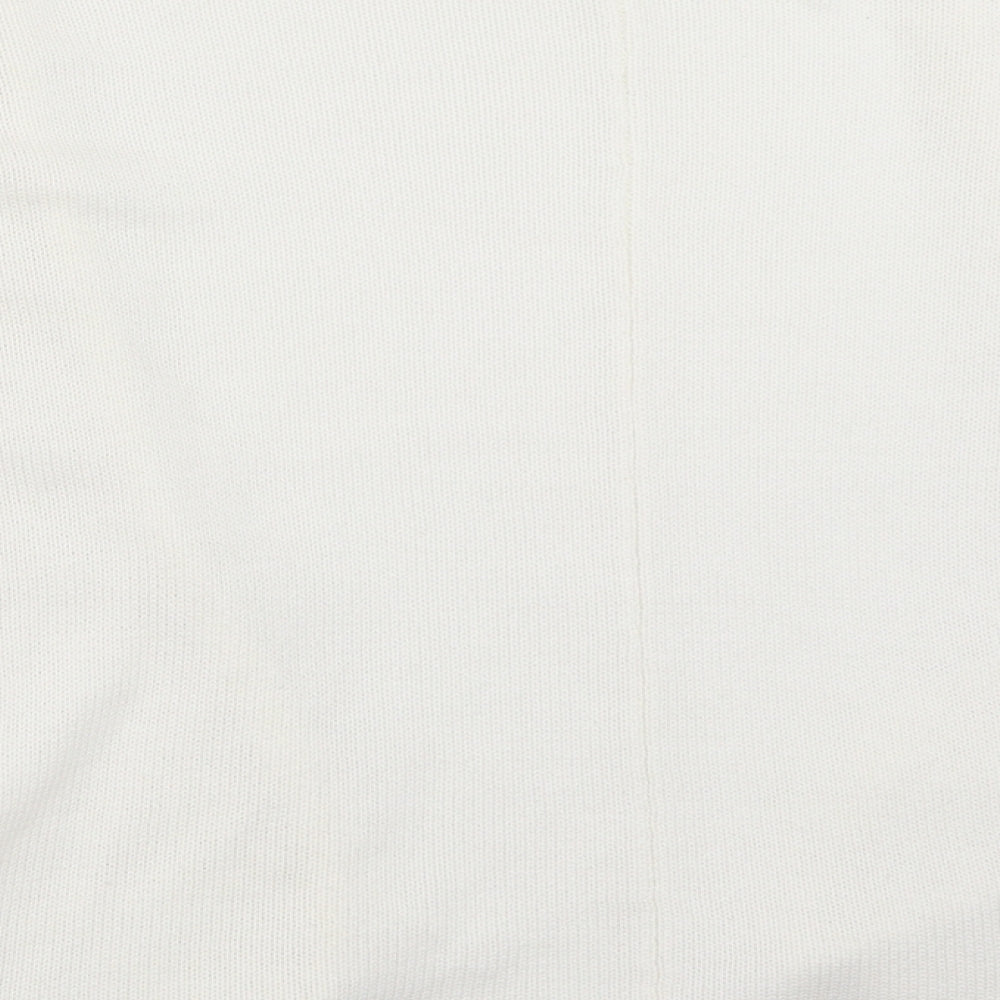 Dressbarn Womens White   Cardigan Jumper Size S