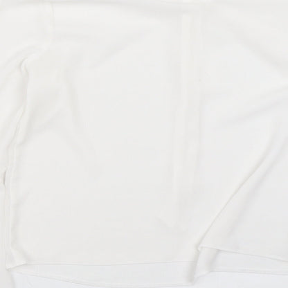 Womens UK Size 12 Red Herring White Basic Blouse