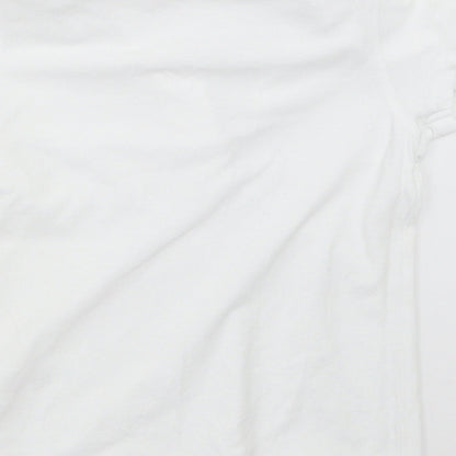 George Girls White   Basic Polo Size 5-6 Years  - school