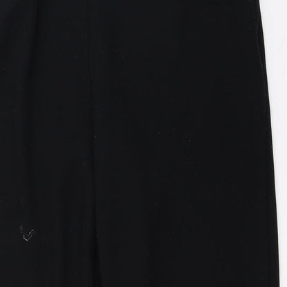 Womens UK Size 32 in Marks and Spencer Regular Fit  Black Trousers