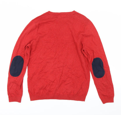 Topshop Mens Red   Pullover Jumper Size M