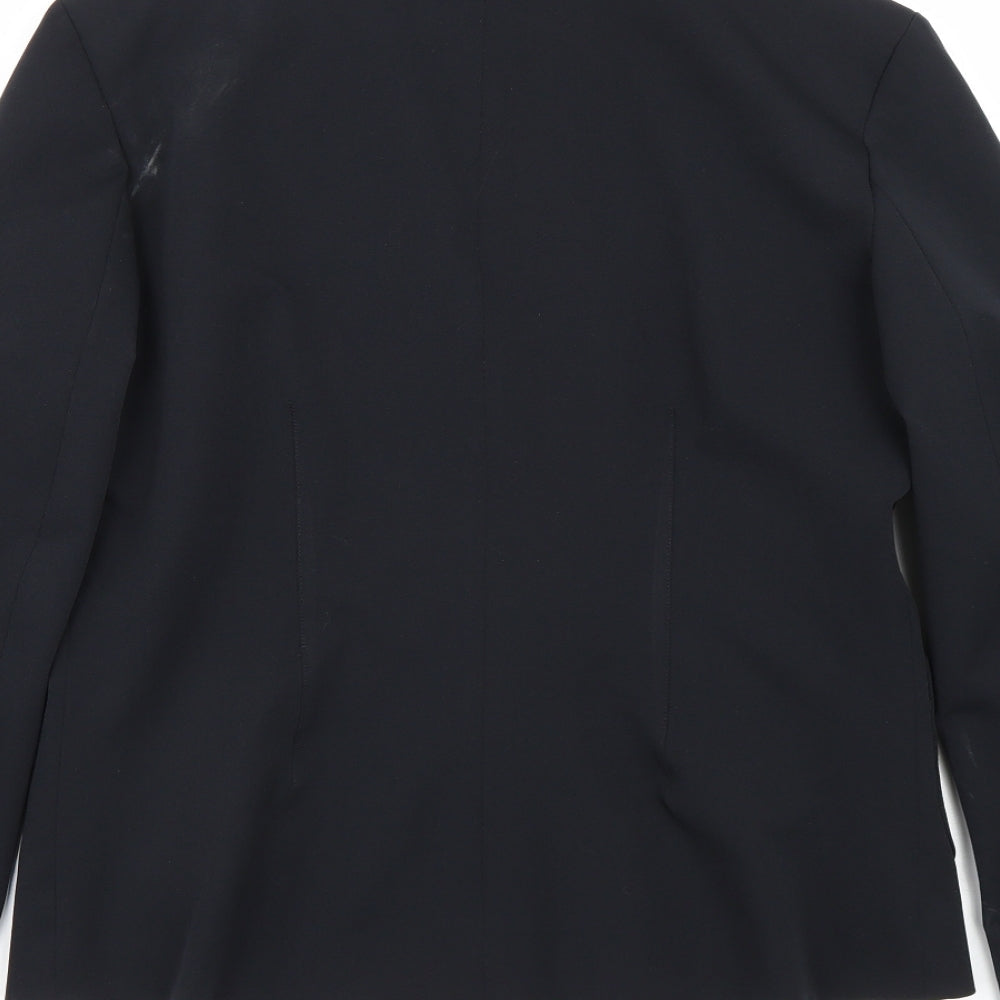 Etan Womens Black   Jacket Suit Size 14
