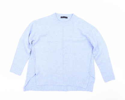 Womens UK Size M M&S Blue Pullover Jumper