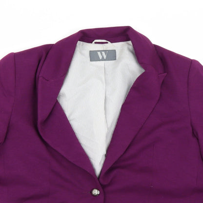 BHS Womens Purple   Jacket Suit Size 16