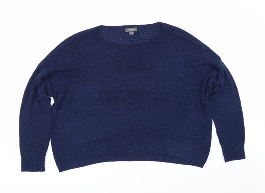 Primark Womens Blue   Pullover Jumper Size L