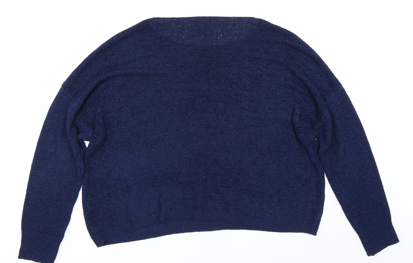 Primark Womens Blue   Pullover Jumper Size L