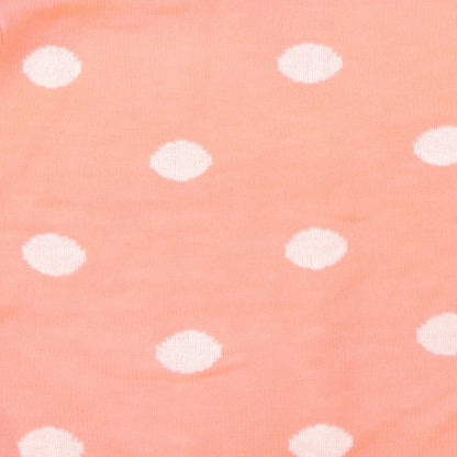 George Womens Orange Polka Dot  Pullover Jumper Size 14