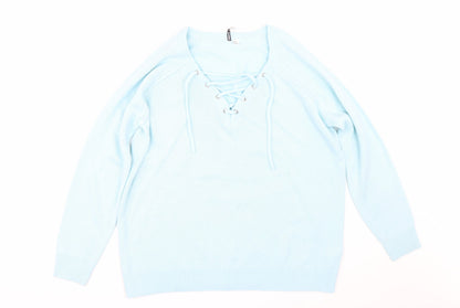 Capsule Womens Blue   Pullover Jumper Size S