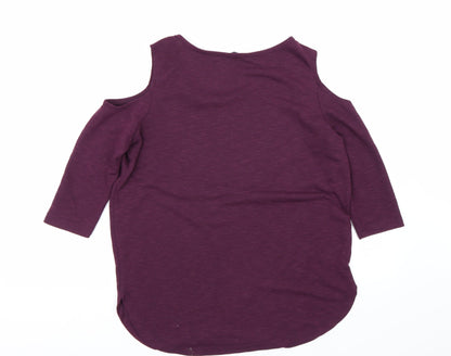 Womens UK Size 12 Select Purple Basic Tank