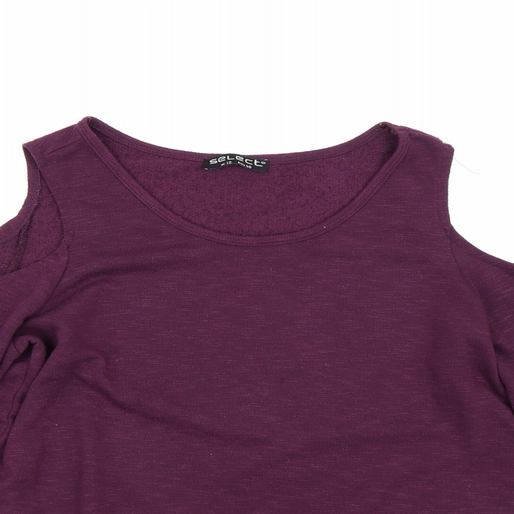 Womens UK Size 12 Select Purple Basic Tank