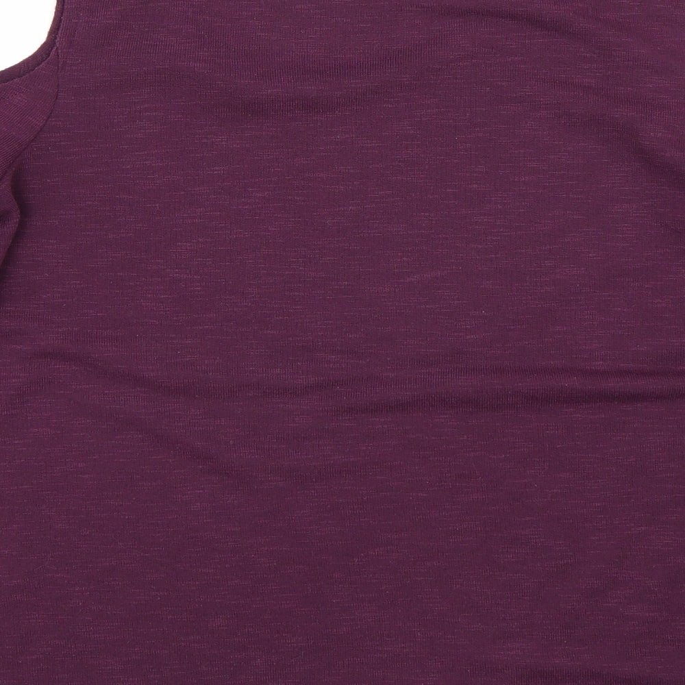 Womens UK Size 12 Select Purple Basic Tank