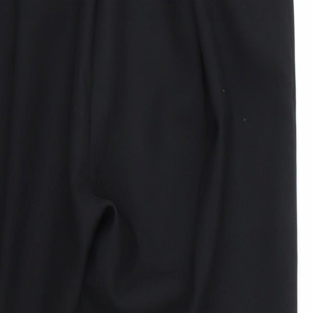 Womens UK Size 12 Preworn Regular Fit  Black Trousers