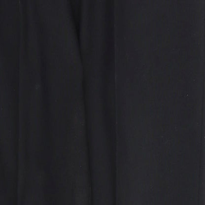 Womens UK Size 12 Preworn Regular Fit  Black Trousers