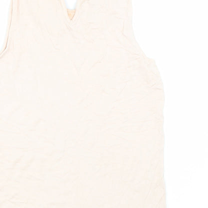 Womens UK Size 10 Internacionale Pink Basic Tank